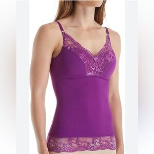 Rhonda Shear Pin-Up Lace Camisole Tank M NWT